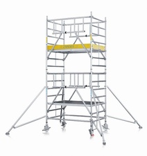 ZARGES lešení MultiTower S-PLUS 2T, výška 10,45 m a základna 2,5x1,35 m