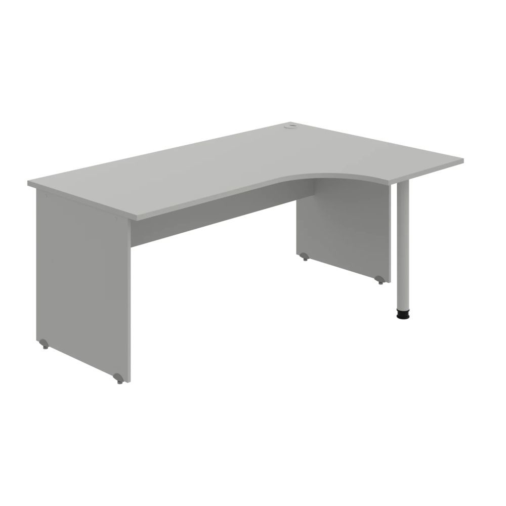 HOBIS stůl pracovní, sestava levá - GE 1800 60 L, šedá