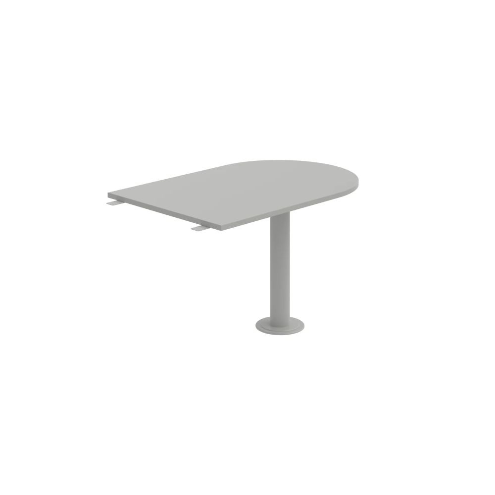 HOBIS přídavný stůl jednací oblouk - GP 1200 3, šedá