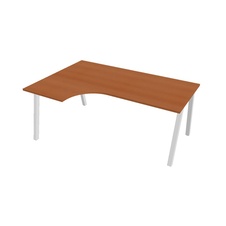 HOBIS kancelářský stůl tvarový, ergo pravý - UE A 1800 60 P, třešeň