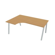 HOBIS kancelářský stůl tvarový, ergo pravý - UE A 1800 60 P, buk