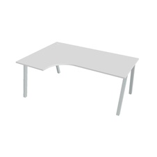 HOBIS kancelářský stůl tvarový, ergo pravý - UE A 1800 60 P, bílá