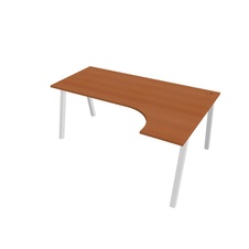 HOBIS kancelářský stůl tvarový, ergo levý - UE A 1800 L, třešeň