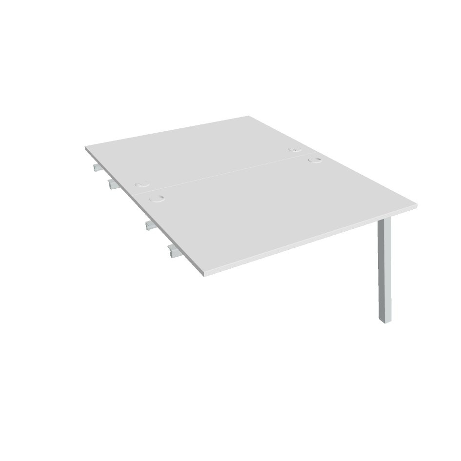 HOBIS přídavný stůl zdvojený - USD A 1200 R, bílá