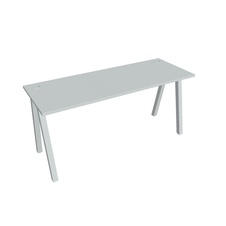 HOBIS kancelářský stůl rovný - UE A 1600, hloubka 60 cm, šedá