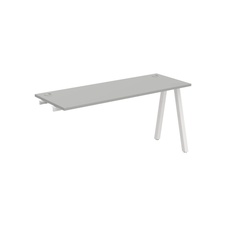 HOBIS přídavný stůl rovný - UE A 1600 R, hloubka 60 cm, šedá