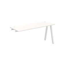 HOBIS přídavný stůl rovný - UE A 1600 R, hloubka 60 cm, bílá