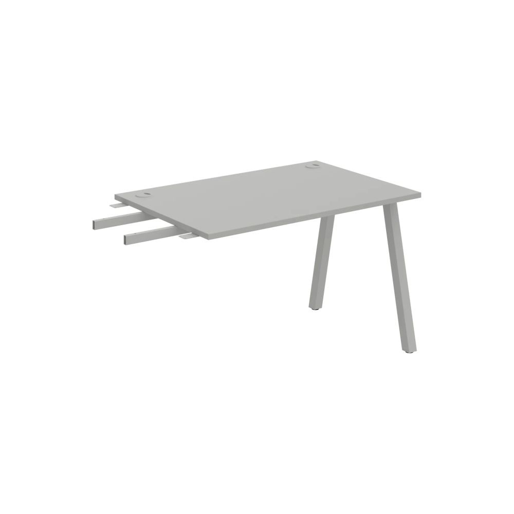 HOBIS přídavný stůl do úhlu - US A 1200 RU, hloubka 80 cm, šedá