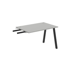 HOBIS přídavný stůl do úhlu - US A 1200 RU, hloubka 80 cm, šedá