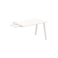 HOBIS přídavný stůl do úhlu - US A 1200 RU, hloubka 80 cm, bílá
