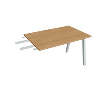 HOBIS přídavný stůl do úhlu - US A 1200 RU, hloubka 80 cm, dub