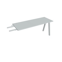 HOBIS přídavný stůl do úhlu - UE A 1600 RU, hloubka 60 cm, šedá