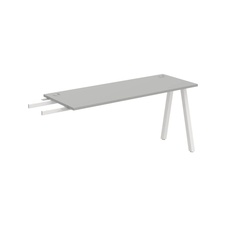 HOBIS přídavný stůl do úhlu - UE A 1600 RU, hloubka 60 cm, šedá