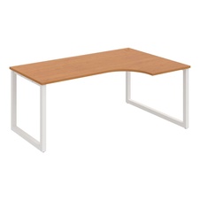 HOBIS kancelářský stůl tvarový, ergo levý - UE O 1800 60 L, olše