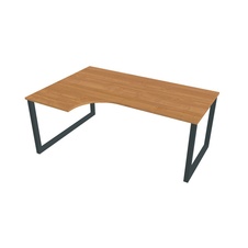 HOBIS kancelářský stůl tvarový, ergo pravý - UE O 1800 60 P, olše