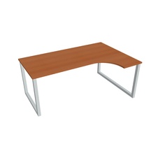 HOBIS kancelářský stůl tvarový, ergo levý - UE O 1800 L, třešeň