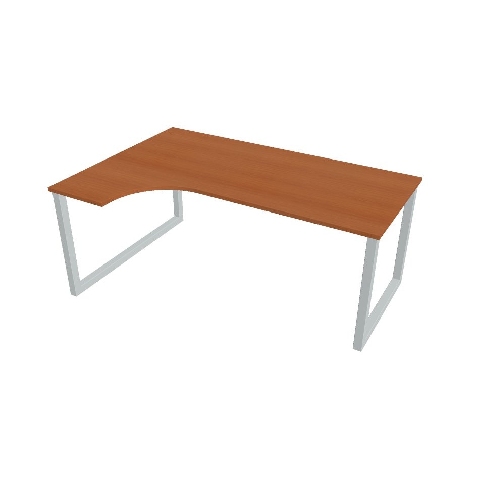 HOBIS kancelářský stůl tvarový, ergo pravý - UE O 1800 P, třešeň