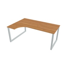 HOBIS kancelářský stůl tvarový, ergo pravý - UE O 1800 P, olše