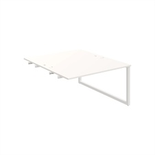 HOBIS přídavný stůl zdvojený - USD O 1400 R, bílá