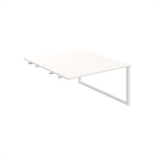 HOBIS přídavný stůl zdvojený - USD O 1400 R, bílá