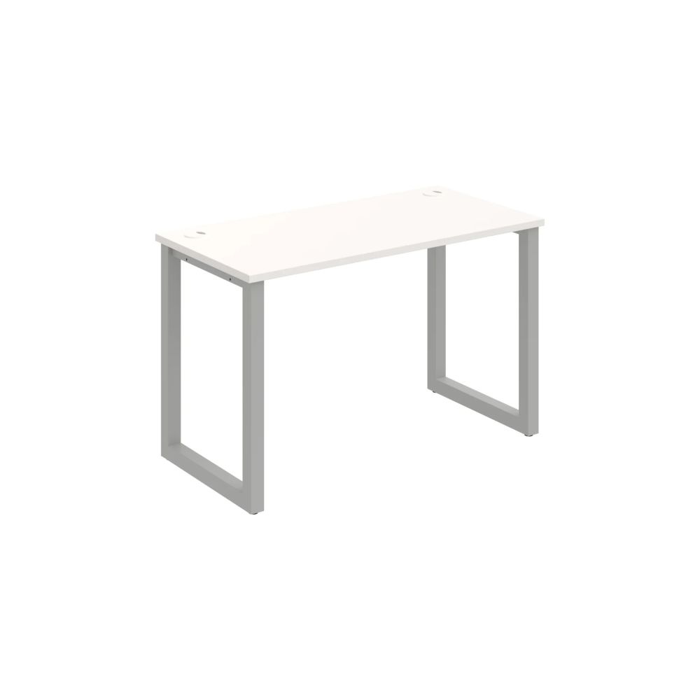 HOBIS kancelářský stůl rovný - UE O 1200, hloubka 60 cm, bílá