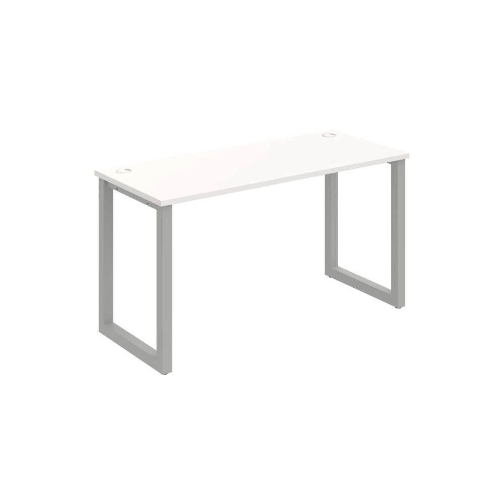 HOBIS kancelářský stůl rovný - UE O 1400, hloubka 60 cm, bílá