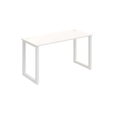 HOBIS kancelářský stůl rovný - UE O 1400, hloubka 60 cm, bílá