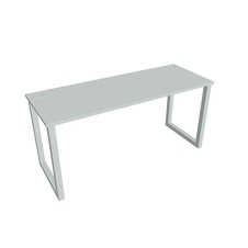 HOBIS kancelářský stůl rovný - UE O 1600, hloubka 60 cm, šedá