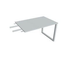 HOBIS přídavný stůl do úhlu - US O 1200 RU, hloubka 80 cm, šedá