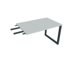 HOBIS přídavný stůl do úhlu - US O 1200 RU, hloubka 80 cm, šedá
