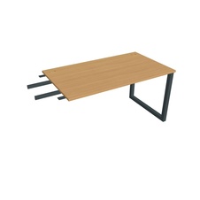 HOBIS přídavný stůl do úhlu - US O 1400 RU, hloubka 80 cm, buk