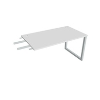 HOBIS přídavný stůl do úhlu - US O 1400 RU, hloubka 80 cm, bílá