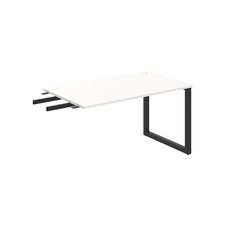 HOBIS přídavný stůl do úhlu - US O 1400 RU, hloubka 80 cm, bílá