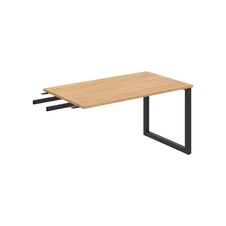 HOBIS přídavný stůl do úhlu - US O 1400 RU, hloubka 80 cm, dub