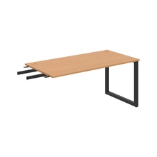HOBIS přídavný stůl do úhlu - US O 1600 RU, hloubka 80 cm, buk