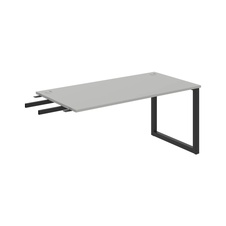 HOBIS přídavný stůl do úhlu - US O 1600 RU, hloubka 80 cm, šedá