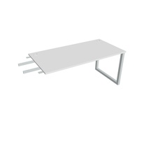 HOBIS přídavný stůl do úhlu - US O 1600 RU, hloubka 80 cm, bílá