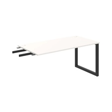 HOBIS přídavný stůl do úhlu - US O 1600 RU, hloubka 80 cm, bílá