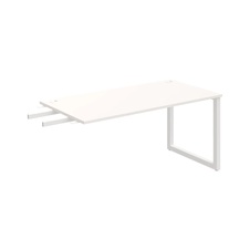 HOBIS přídavný stůl do úhlu - US O 1600 RU, hloubka 80 cm, bílá