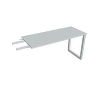 HOBIS přídavný stůl do úhlu - UE O 1400 RU, hloubka 60 cm, šedá