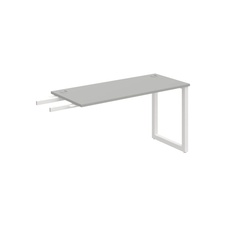HOBIS přídavný stůl do úhlu - UE O 1400 RU, hloubka 60 cm, šedá