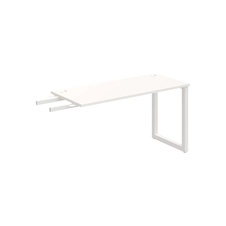 HOBIS přídavný stůl do úhlu - UE O 1400 RU, hloubka 60 cm, bílá