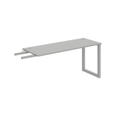 HOBIS přídavný stůl do úhlu - UE O 1600 RU, hloubka 60 cm, šedá