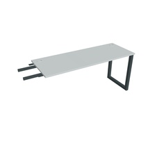 HOBIS přídavný stůl do úhlu - UE O 1600 RU, hloubka 60 cm, šedá
