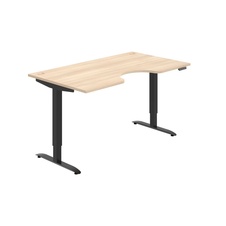 HOBIS ergo elektr.stavitelný stůl 160 cm, paměť. ovlad. - MSE 2M 1600, akát