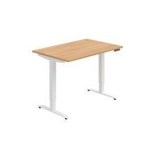 HOBIS výškově  stavitelný stůl 120 cm, paměť.ovlad. - MOTION MS 2M 1200, dub