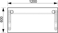 HOBIS kancelářský stůl pracovní rovný - CE 1200, třešeň