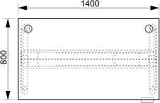 HOBIS výškově stavitelný stůl 140 cm, paměť.ovlad. - MOTION MS 2M 1400, třešeň