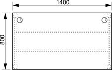 HOBIS kancelářský stůl rovný - US 1400, třešeň