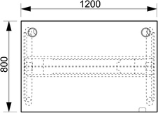 HOBIS výškově stavitelný stůl  MOTION MS 2 1200, stand.ovládání, buk